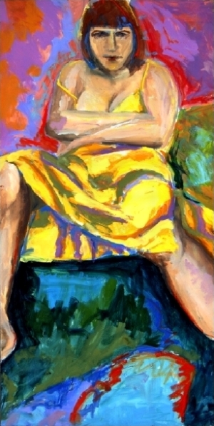 East Village Vixen, 24 x 48 inches