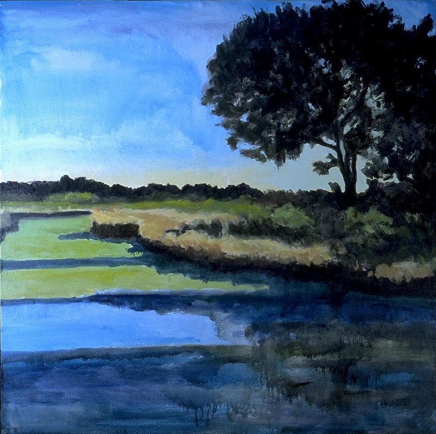 Black Oak Bog, 42 x 42 inches, Sold