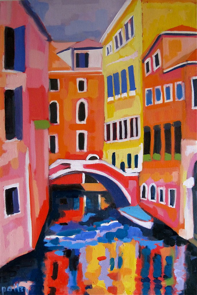 I Riflessi Caldi, 24 x 36 inches